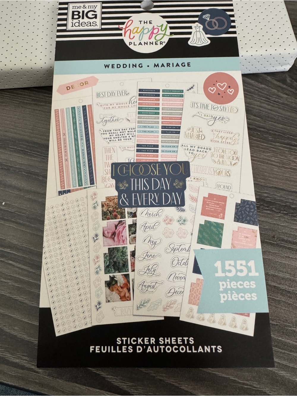 New happy planner wedding planning sticker booklet